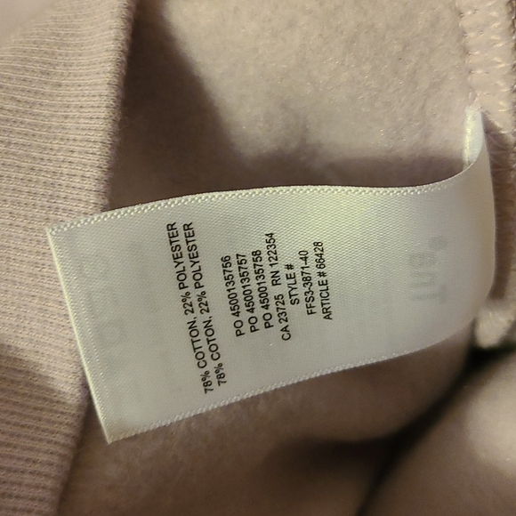 NWOT aritzia TNA cozy fleeze boyfriend crewneck sweatshirt purple 2 - Picture 11 of 11